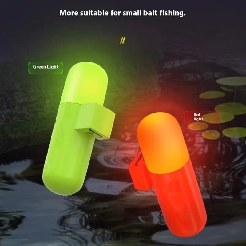 1 Pezzo Luce LED Elettronica per Canna da Pesca Notturna, Galleggiante Luminoso Impermeabile per Pesca su Roccia, Accessori da Pesca con Batteria CR311
