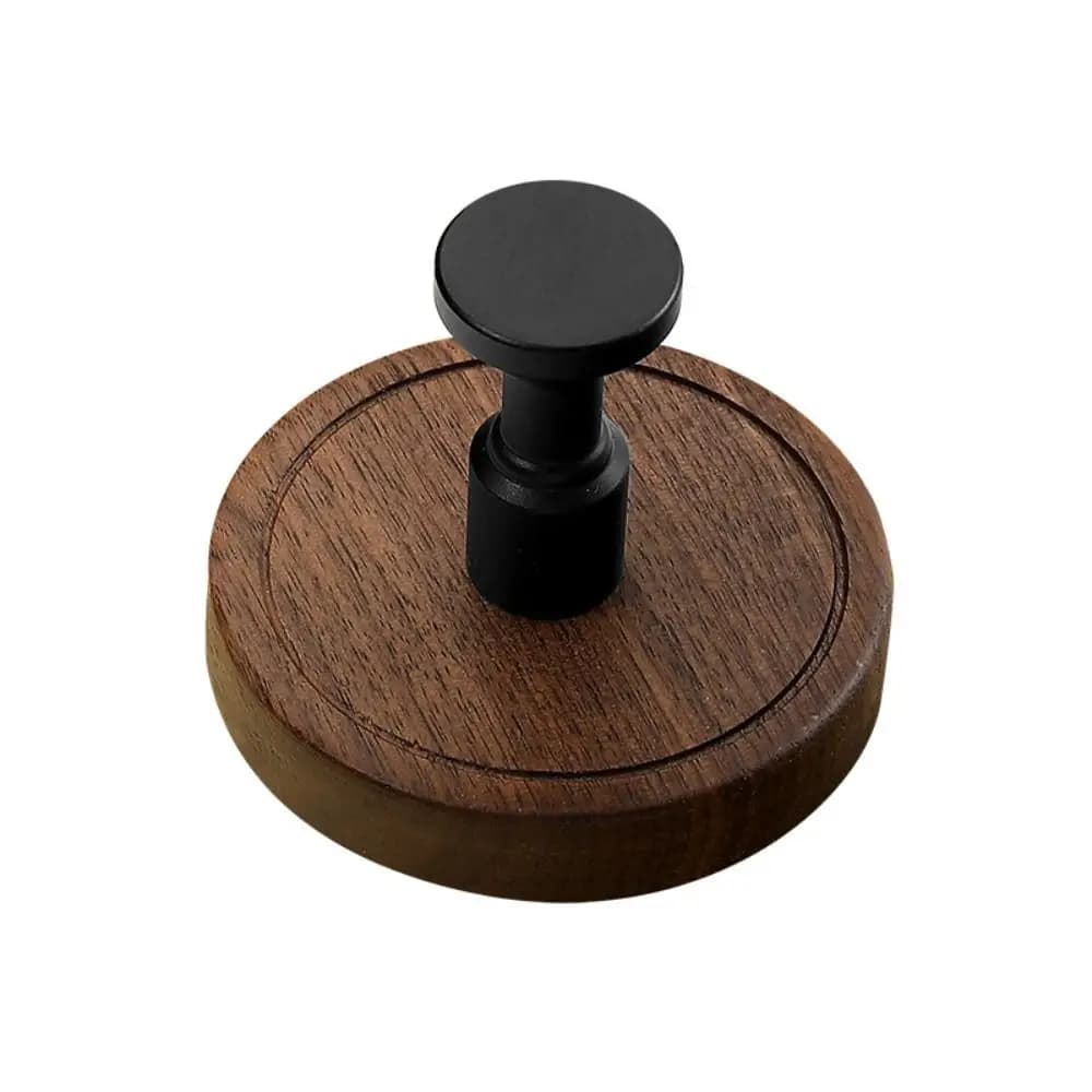 Pratico gancio a ventosa senza foratura Gancio per montaggio a parete riutilizzabile autoadesivo Gancio per porta in legno resistente in legno massello