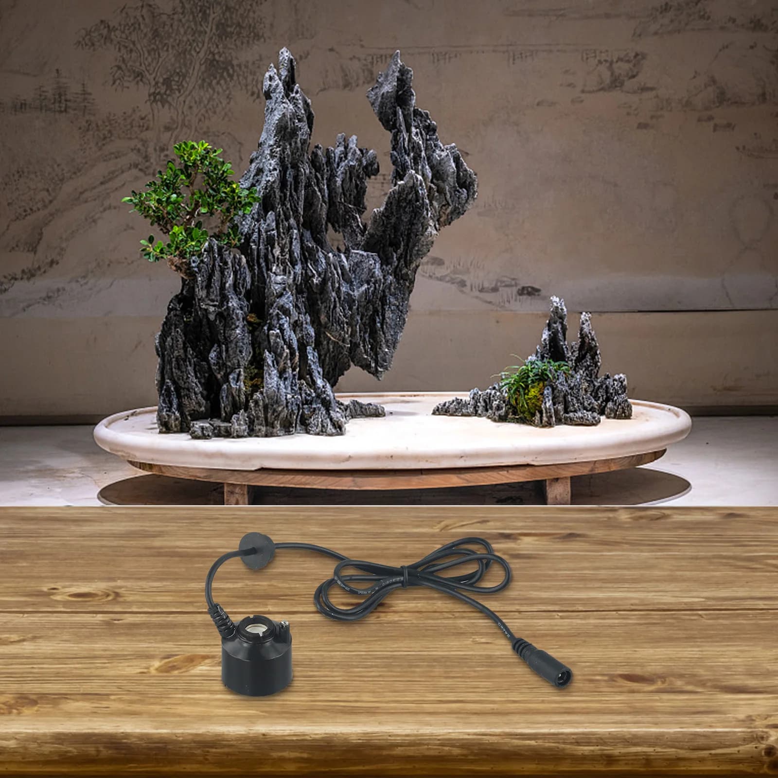 Per fontane Fontana per interni Umidificatore Decorazione per interni Tecnologia elettro Filtri effetto nebbia Cattivo odore