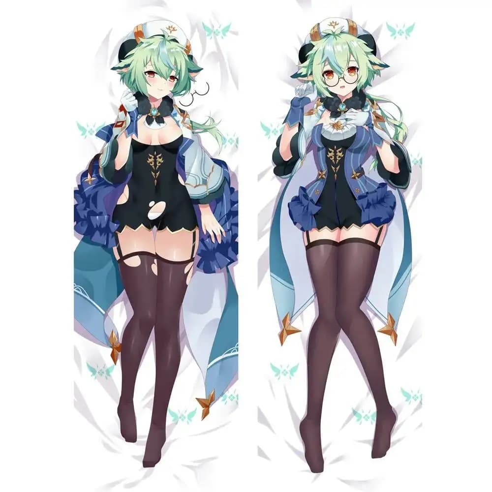 2021 Gioco Genshin Impact Dakimakura Hing Body Case Saccarosio Design Lungo Copertura del Cuscino Biancheria Da Letto Per La Casa Regali Decorativi
