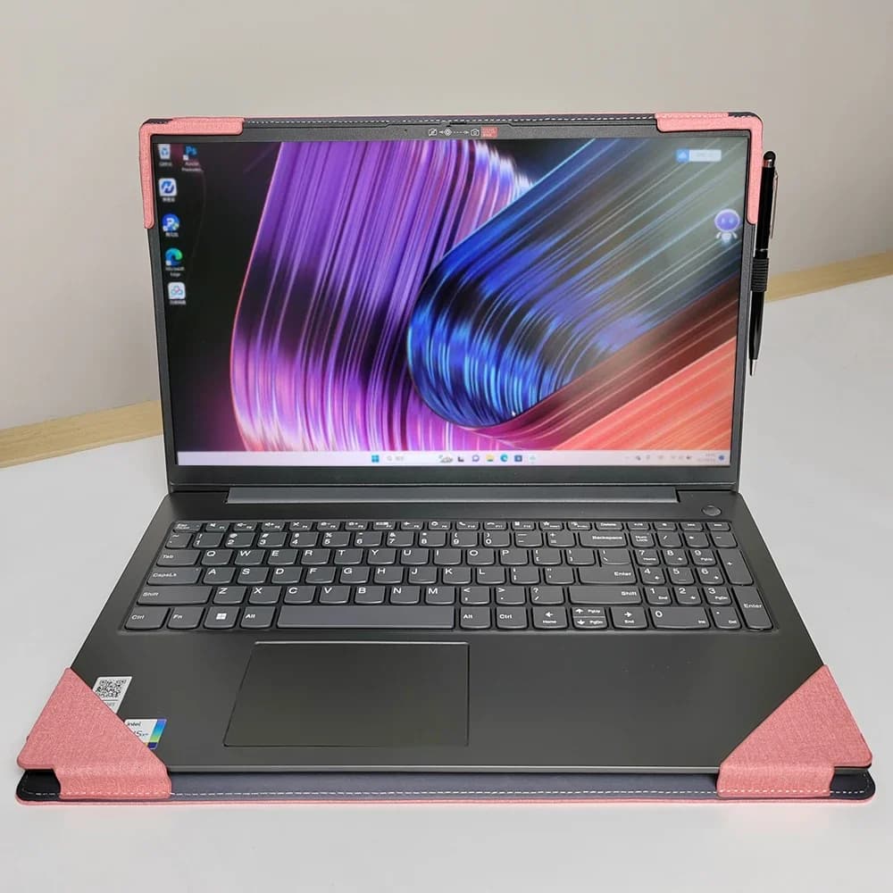 Custodia per laptop per Lenovo YOGA Air 15s ILL9 Xiaoxin 15SE 2025 15 IRH9 15.3 pollici 2024 Custodia protettiva in pelle PU Custodia per PC portatile