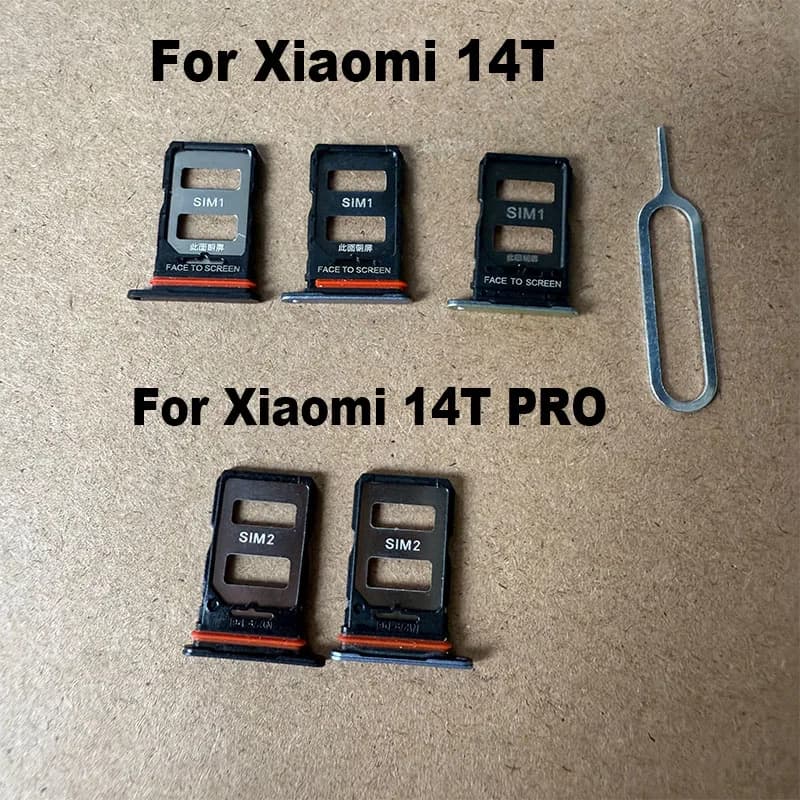 Nuovo per Xiaomi 14T Pro vassoio scheda SIM supporto slot presa adattatore connettore parti di riparazione sostituzione MI
