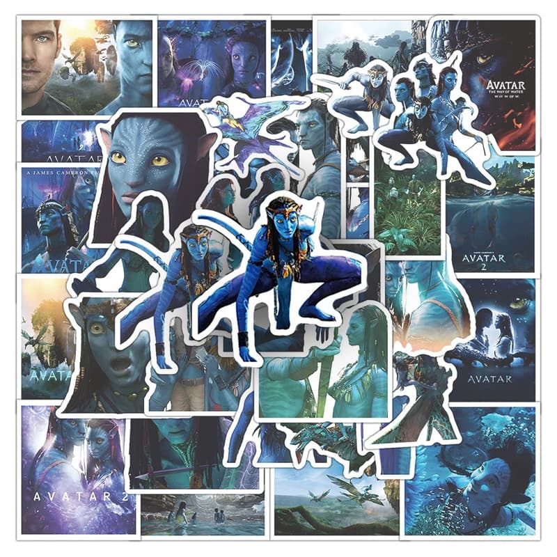 Avatar Stickers Party Supplies the Last Airbender Movie DIY Skateboard Laptop Motorcycle Waterproof Cool Sticker Pack Girls Toys