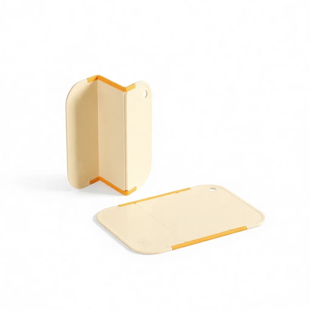 Modern Portable Foldable Cutting Board Food Grade Material Double Sided Chopping Tray For Outdoor Camping Kitchen Workspace
