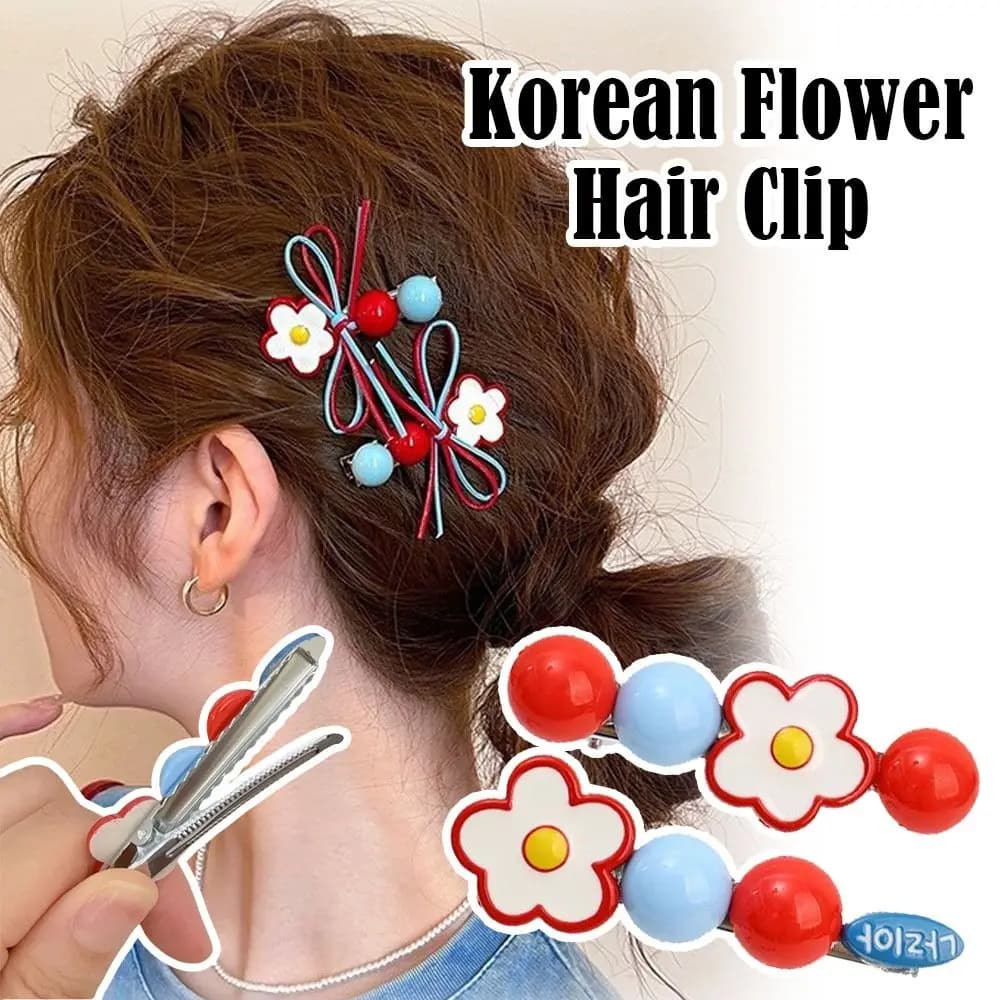 Fermaglio per capelli alla moda con fiore dolce, stile coreano, a forma di barattolo di zucchero, per frangia, accessori per capelli