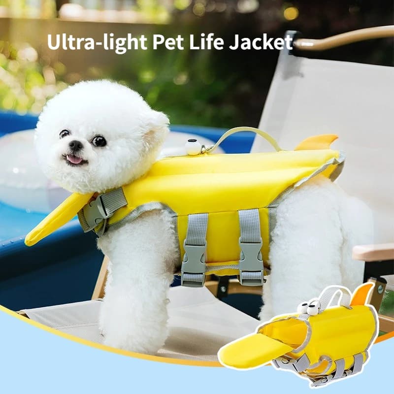 Summer Dog Life Jacket High Buoyancy Pet Swimming Vest for Small Medium Large Dogs Puppy Swimwear for Beach Pool Pet Clothes