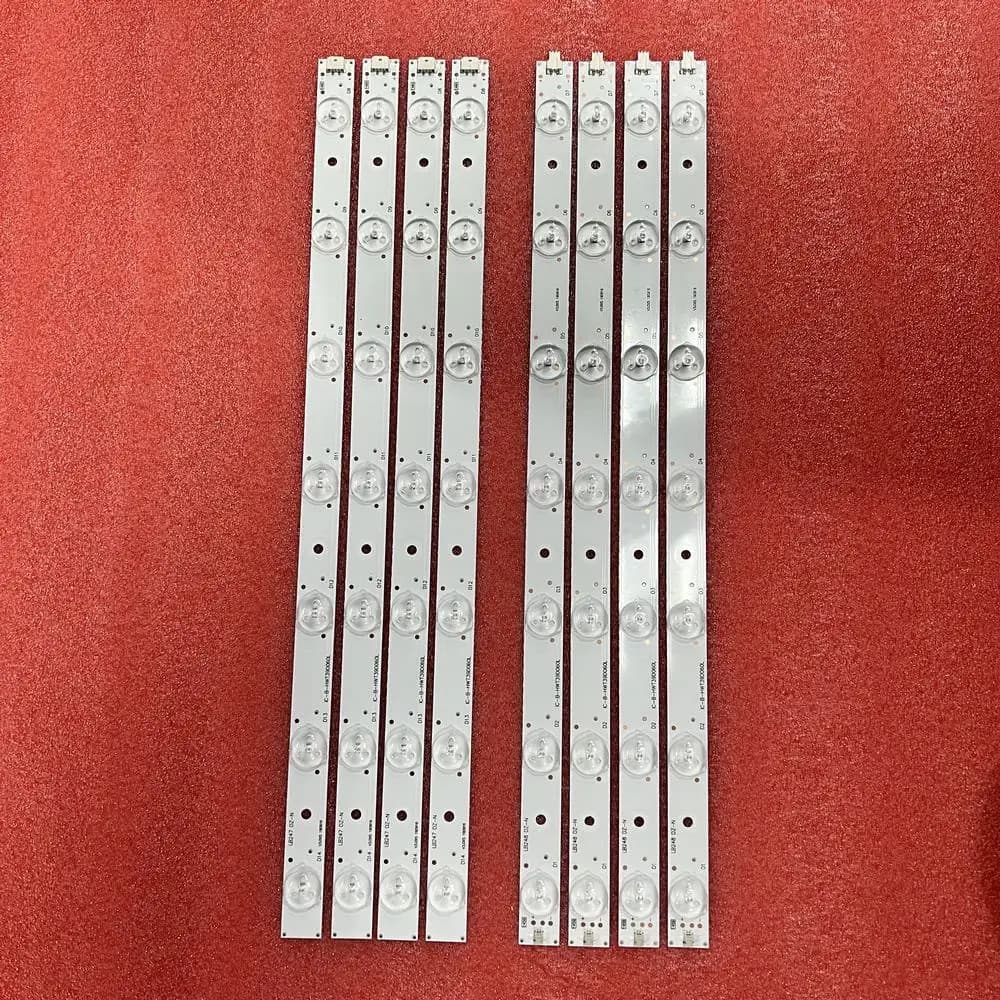8 pezzi/set Strisce LED per IC-B-HWT39D060L IC-B-HWT39D060R SABA 39PRO5000 NORDMENDE LE100N8FM SANYO LE100S13FM
