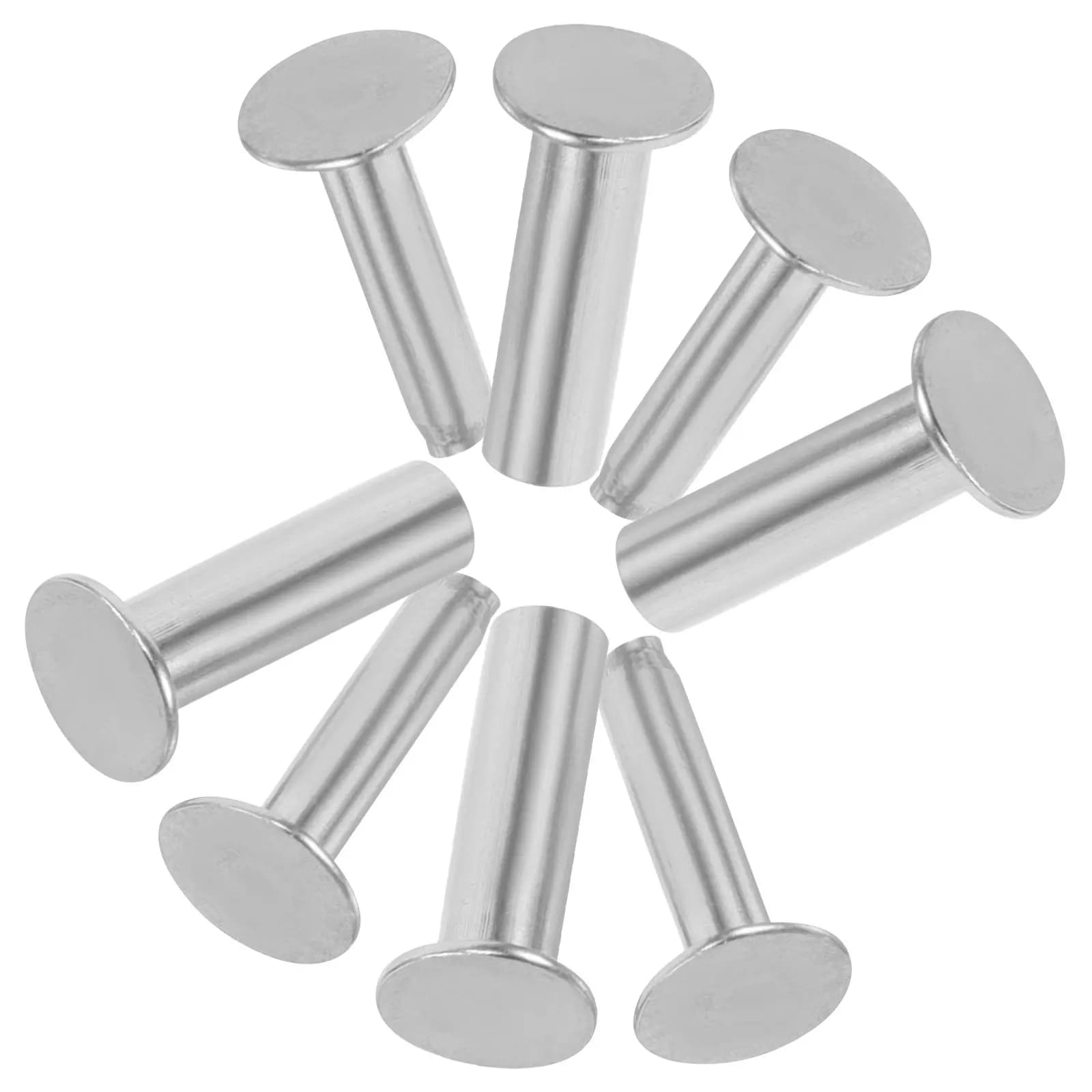 Set of 4 Rivet Paia for Knives, Metal Fissing Bolts for Repair and Restoration of Kitchen Knives Fai-da-Te, Accessories for Handles