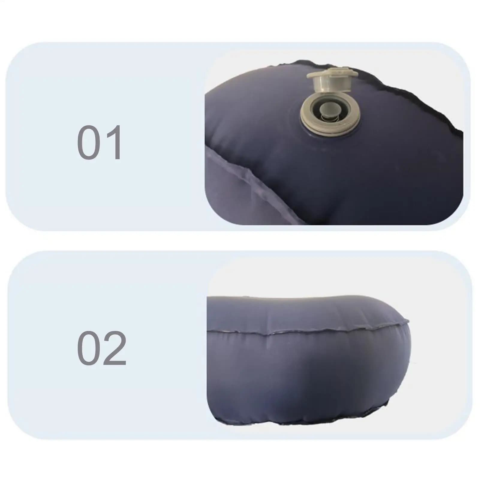 Meditation Pillow Inflatable Foot Rest Pillow Floor Cushion Non-Slip Seats Bolster For Relaxation Exercise Men Women Adults