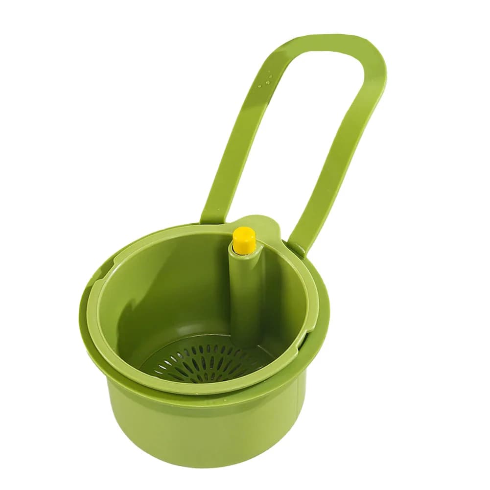 Cestello per lavello da cucina sospeso per la separazione dei rifiuti alimentari e la pulizia della frutta Design salvaspazio in materiale ABS