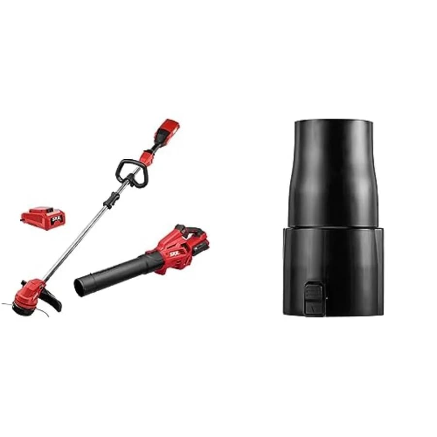 CB7478C11 PWR CORE 40 Brushless 40V 1422 String Trimmer and Leaf Blower Combo Kit with 2.5Ah Battery and Charger SNR0001 Round