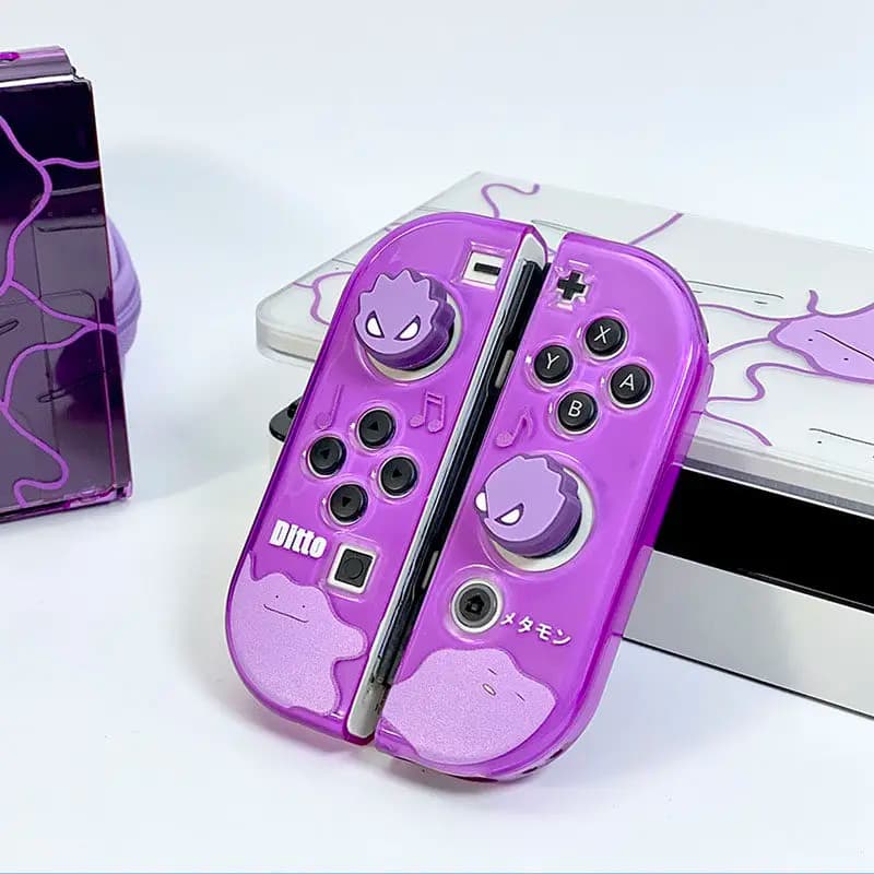 Custodia Protettiva Rigida per Switch 2, Design Ditto Viola, Compatibile con NS Lite e Switch OLED, Antiurto e Antigraffio, Idea Regalo e Decorazione