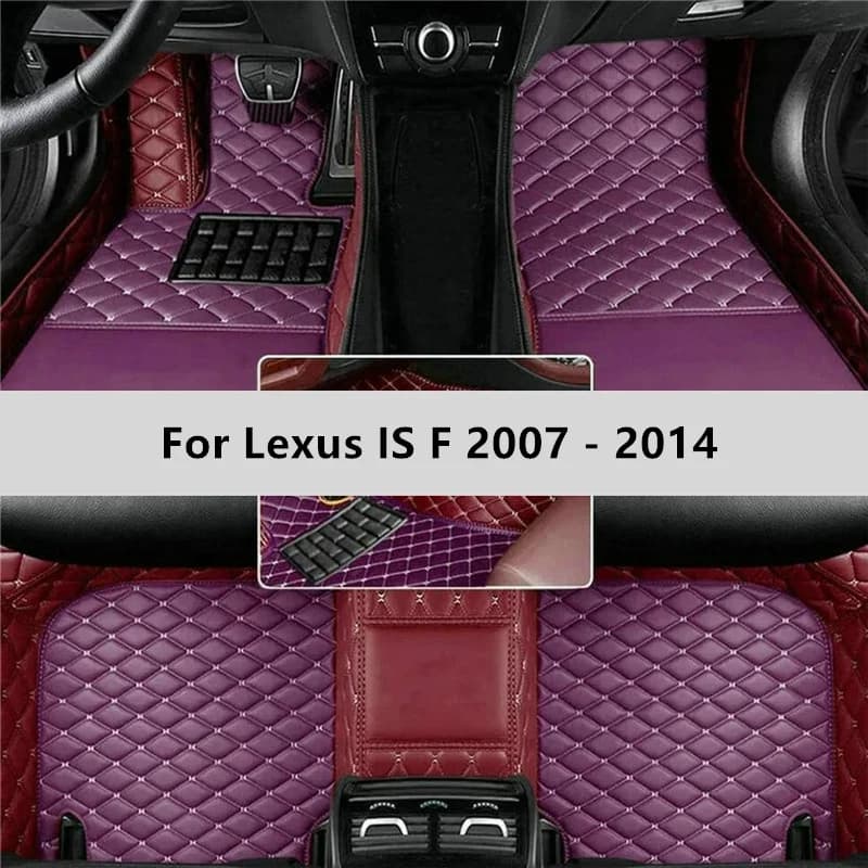 Tappetini per auto personalizzati per Lexus IS F 2007 - 2014 Tappetino per auto Accessori interni