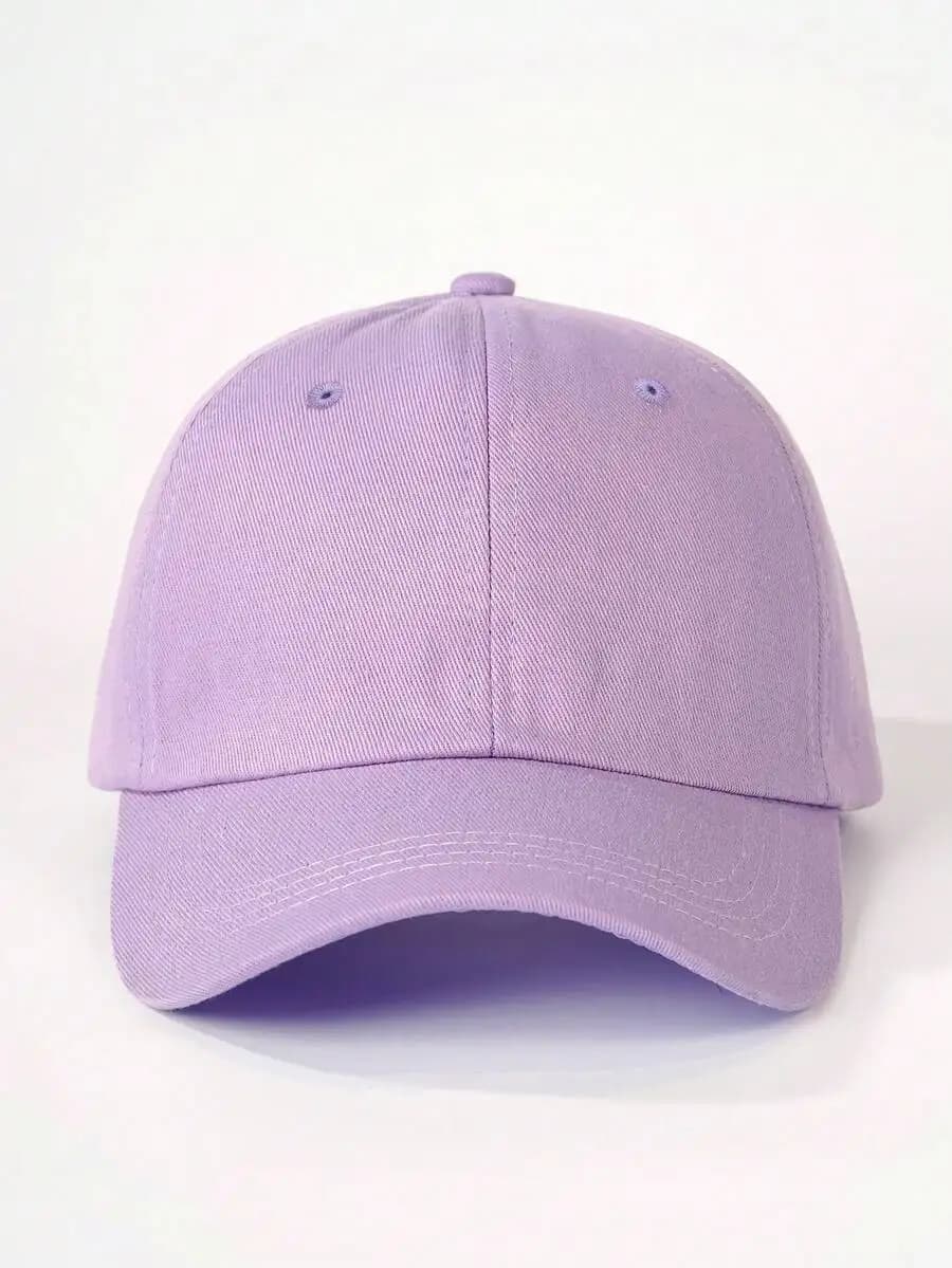 Cappellino da baseball casual in tinta unita per uomo e donna, visiera parasole per uso quotidiano