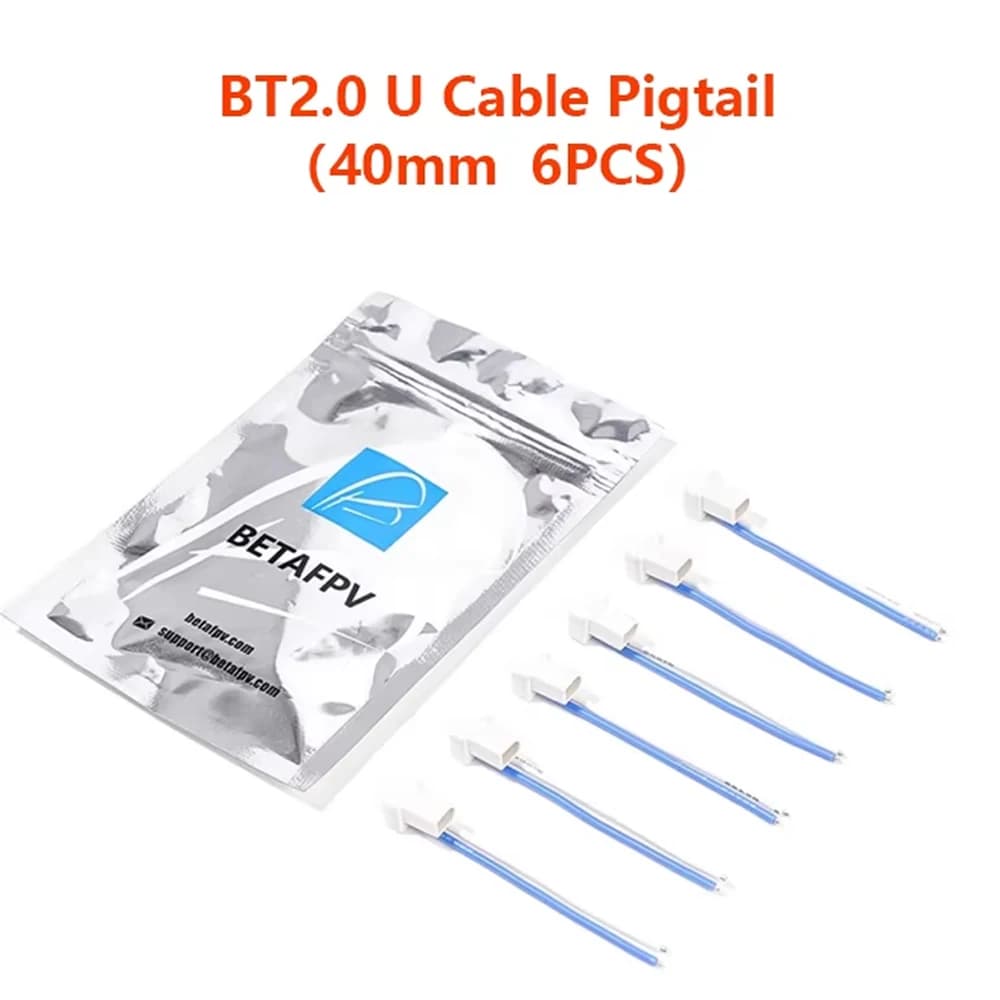 Cavo Pigtail BETAFPV BT2.0U 1S Whoop, Cavo Adattatore BT2.0-PH2.0, Accessori per Droni RC con Connettore Maschio BT2.0