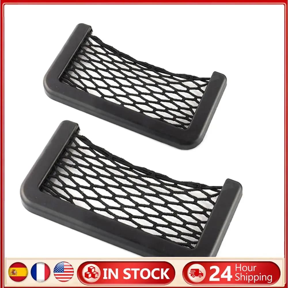 1-5 pezzi borsa portaoggetti per organizer per auto bagagliaio per auto portaoggetti posteriore bagagli da carico supporto per rete elastica in nylon con viti di fissaggio accessori