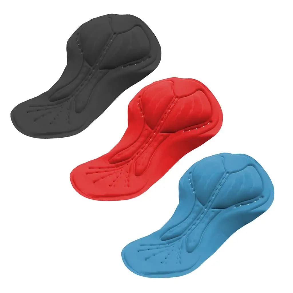 Anti-shock padded cushion for gel seat - for cycling shorts, road bike seat