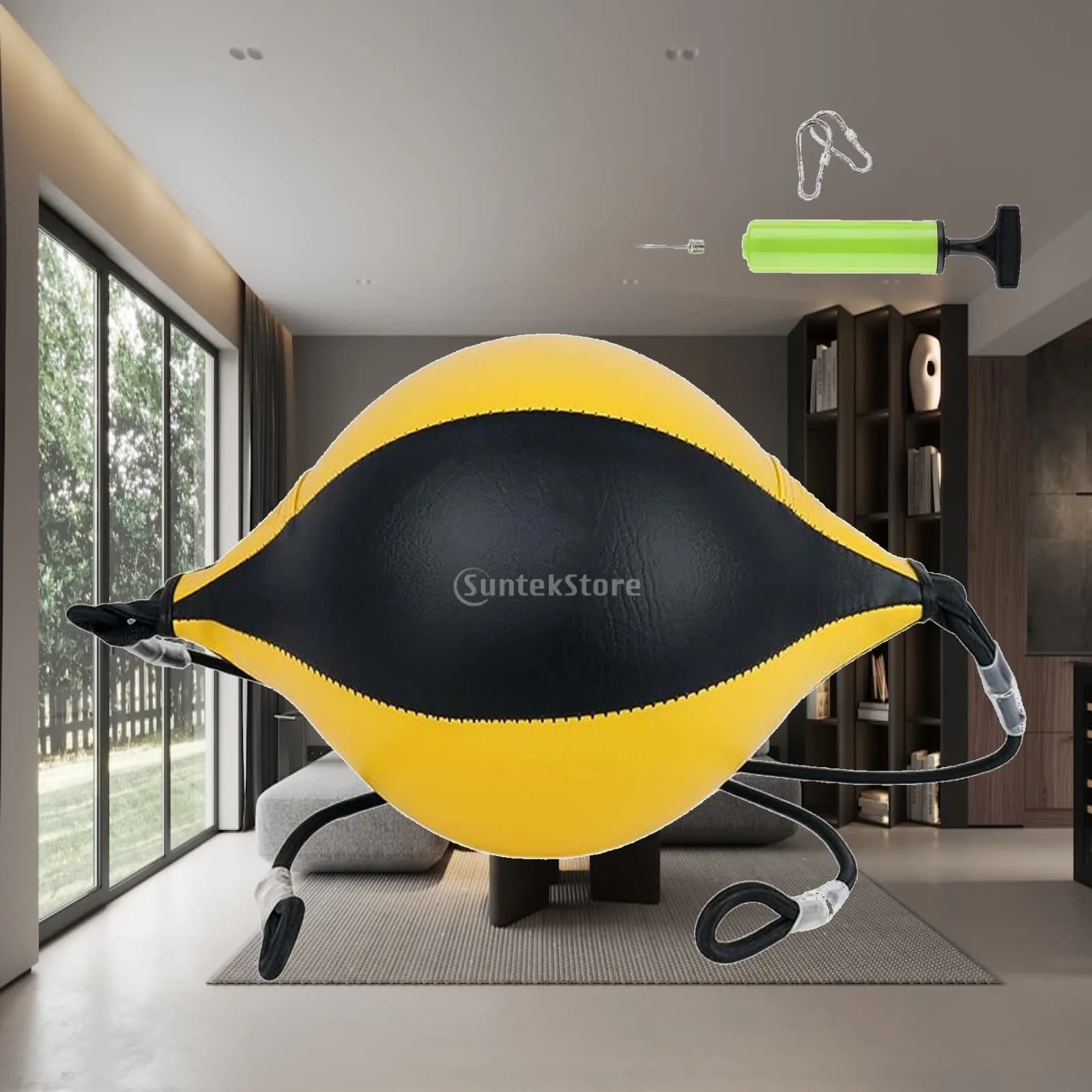 Speed Ball Double End Punching Bag Fitness Sparring Workout PU Hitting Inflatable Mma Boxing Ball Punch Exercise Replacement