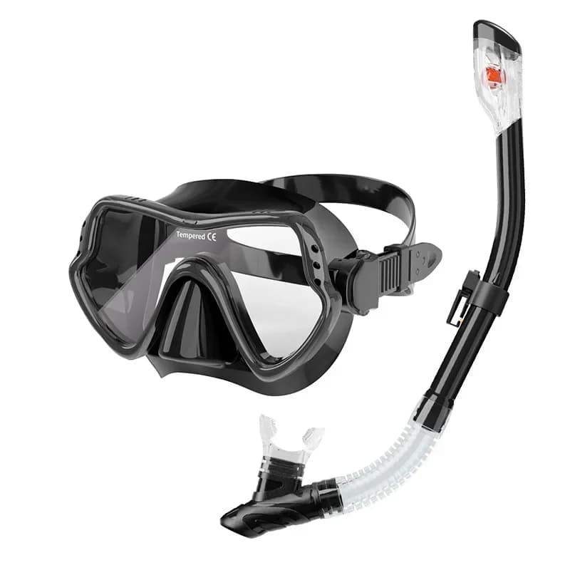 New Diving Glasses Snorkeling Set Silicone Sub Mask with Large Frame for Men and Women Snorkeling Set