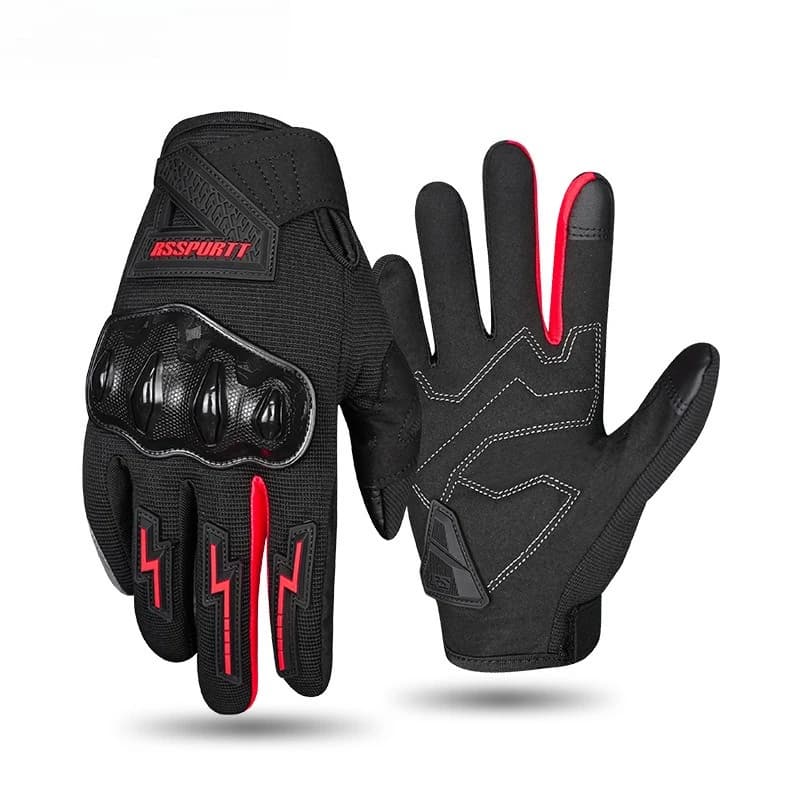 Motorcycle Riding Gloves Summer Mesh Breathable Lightweight Men Motorbike Anti Slip Touchscreen Protective Motocross Racing Thin