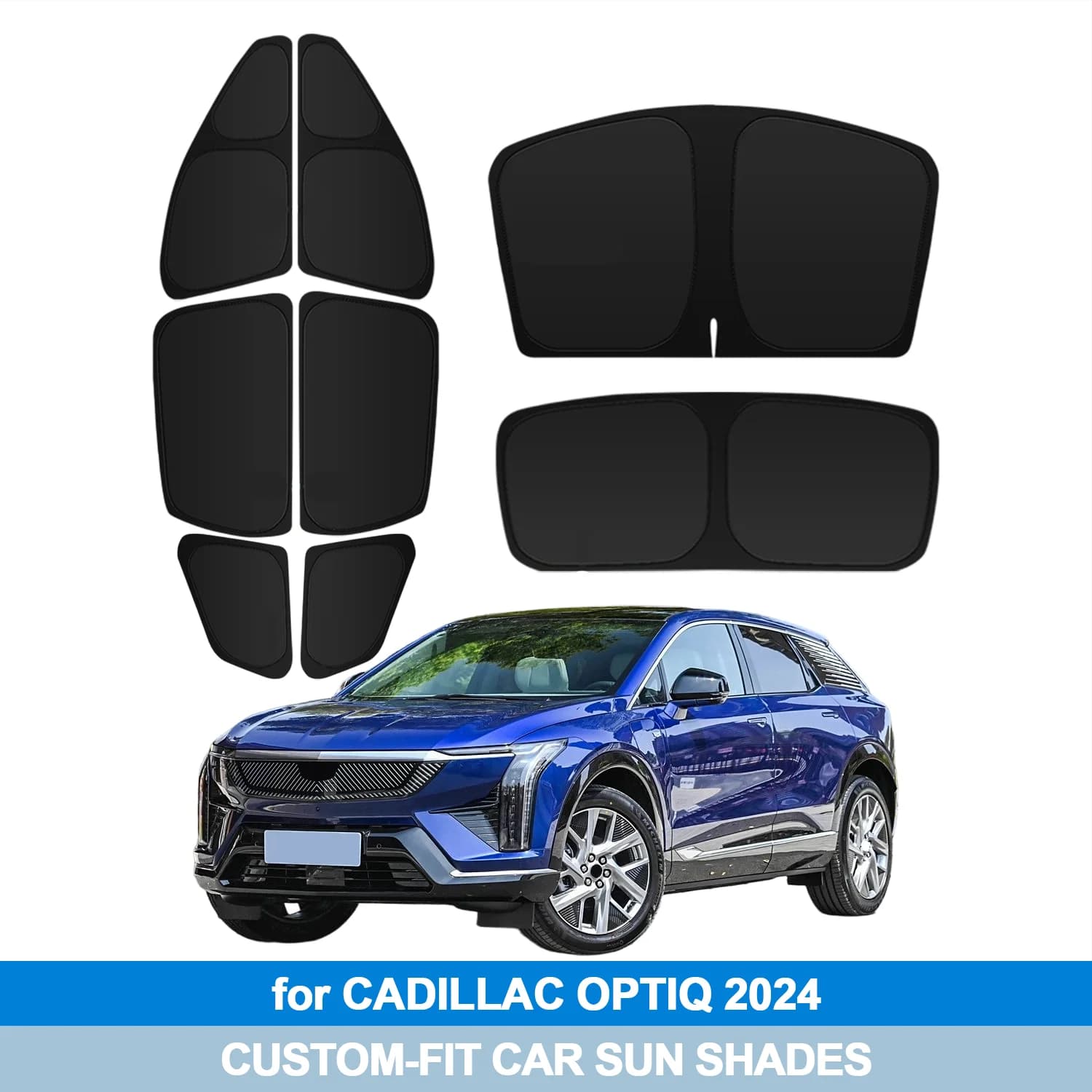 Parasole per Parabrezza e Finestrini Laterali CADILLAC OPTIQ 2024, Copertura Protettiva per Privacy