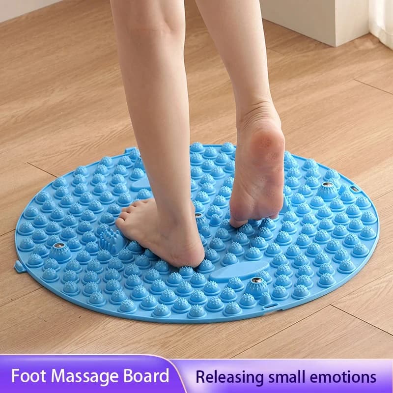 Foot Yoga Massage Acupressure Boards Toe Pressure Plate Meridian Jogging Massage Pads Stone Therapy Reflexology Mat Relaxation