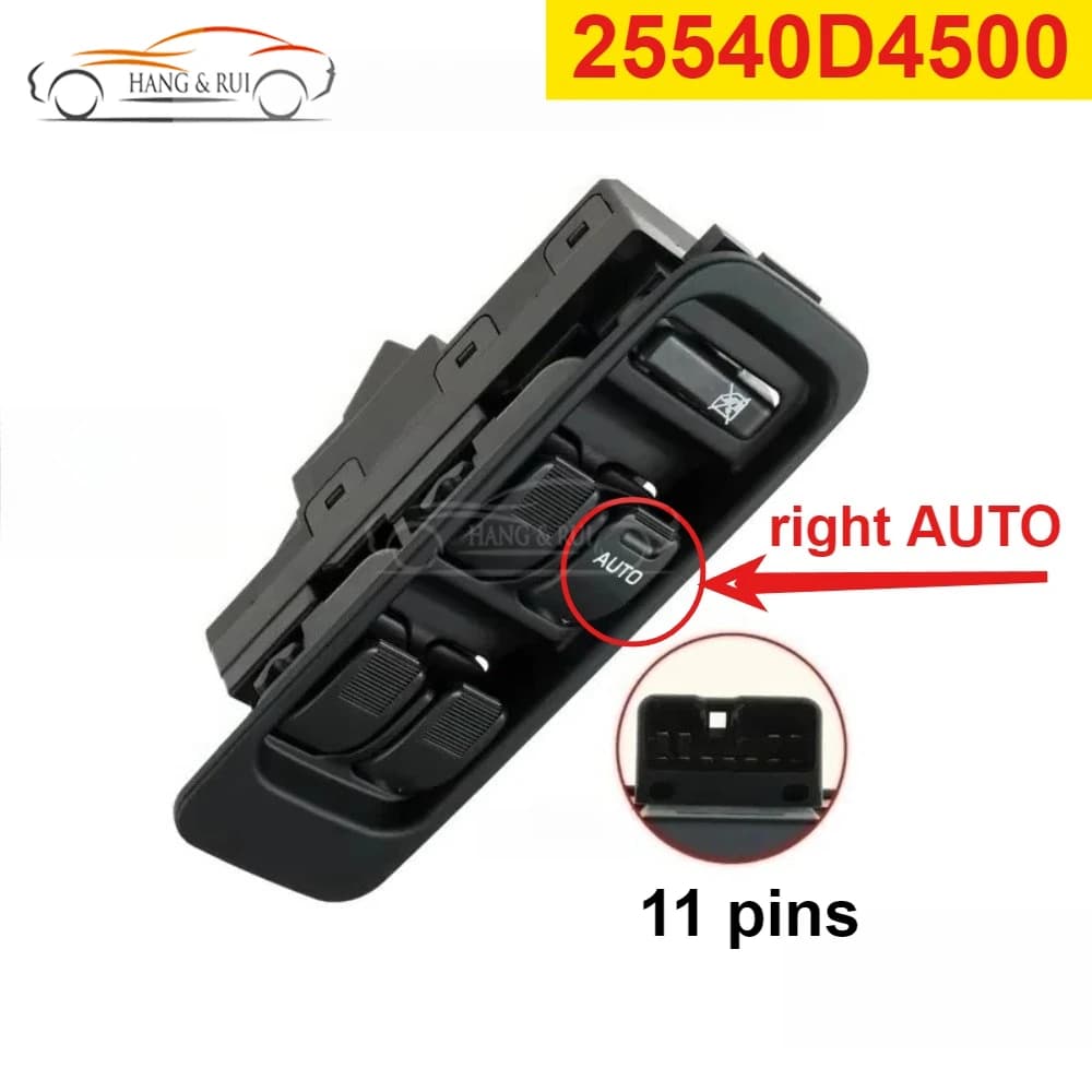 Interruttore Elettrico Alzacristallo Anteriore Destro 84820-97201 per Toyota Avanza Cami Duet Daihatsu Sirion Terios Serion 1998-2001