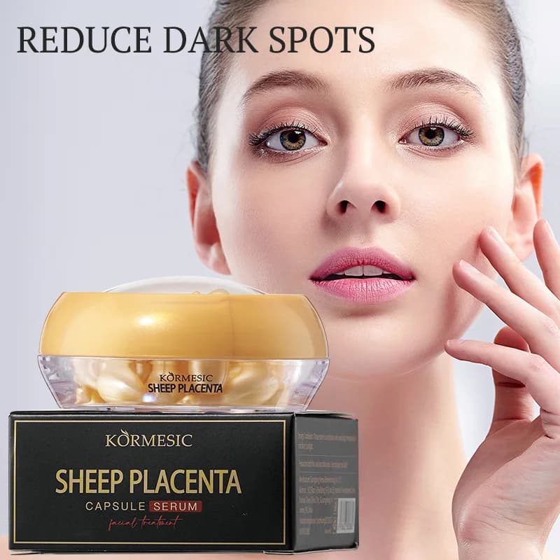 30 pcs Kormesic Extract Placental Face Capsules Serum Spot Acne Rust Removal Whitening Hyaluronic Acid Essence Skin Care