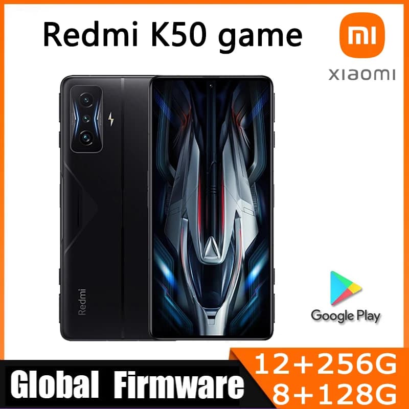 Global rom 5G Xiaomi Redmi k50 Gaming 256G Smartphone Cellulare Riconoscimento facciale impronta digitale laterale Snapdragon 8Gen1 120W QC3