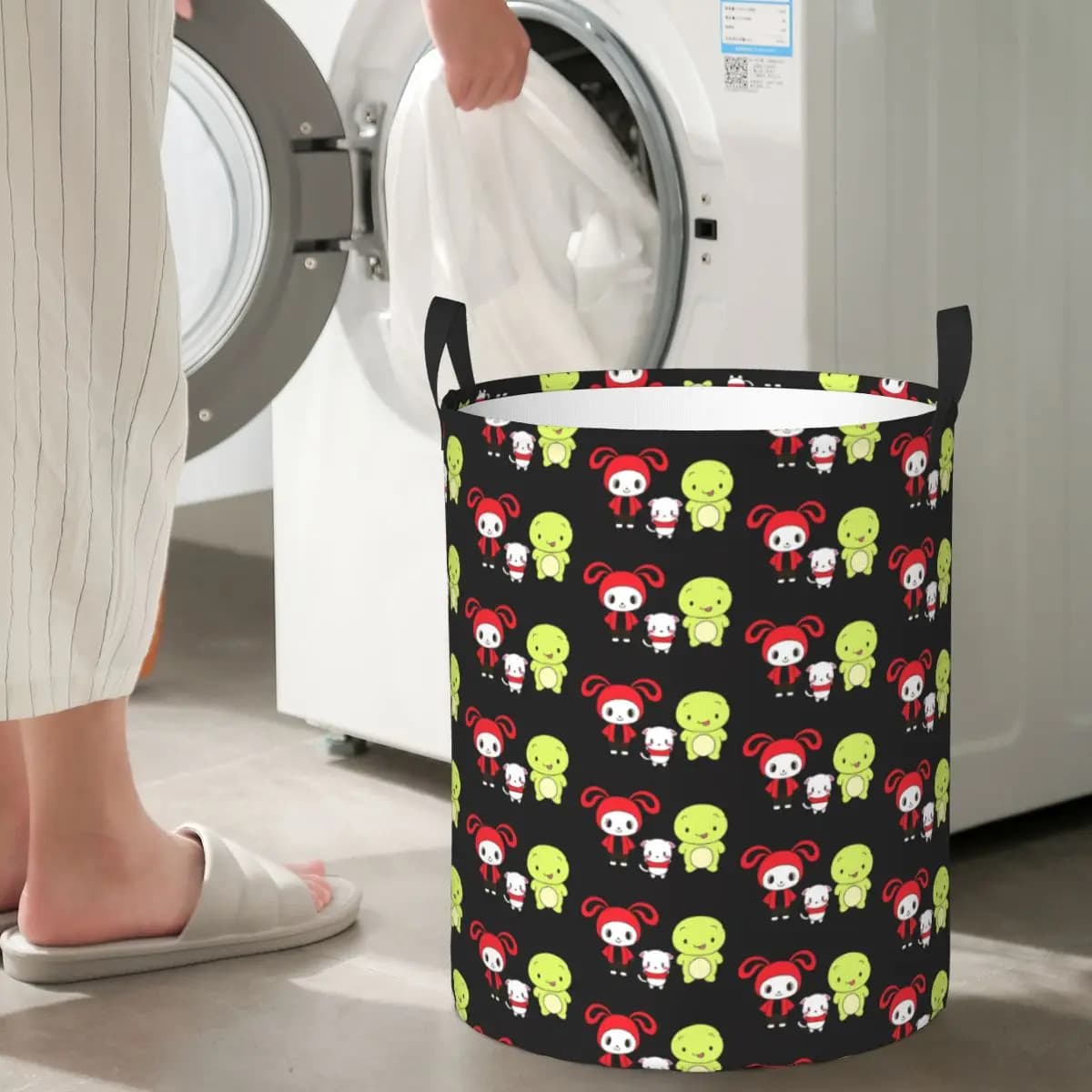 J-Jj-S M-Mikey-S M-Maizen-S Cestini per biancheria pieghevoli Vestiti sporchi Cestino portaoggetti per articoli vari Borsa per organizer per la casa