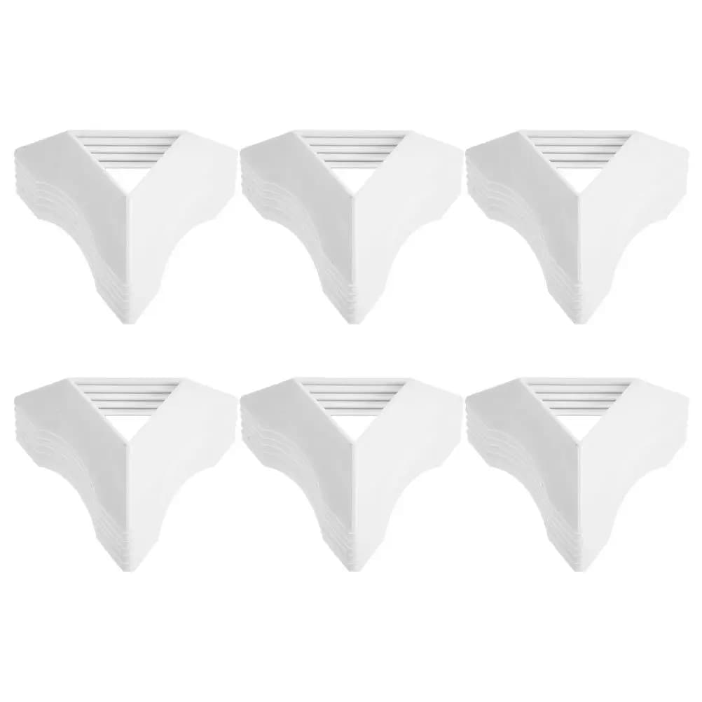 30 Pezzi Supporto Base Cubo in Plastica Trasparente, Treppiede per Speed Cube, Espositore Stabile per Organizzazione e Collezione da Scrivania