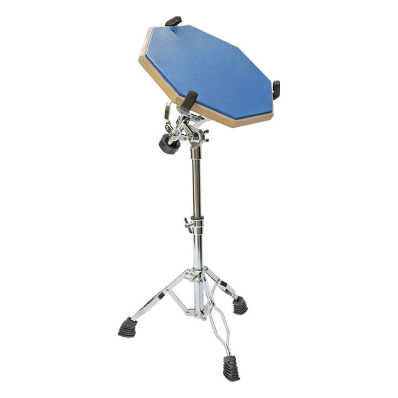 Set di pad per batteria stupida da 12 pollici, set di batteria per metronomo con tavola per percussioni silenziosa, pratica per principianti