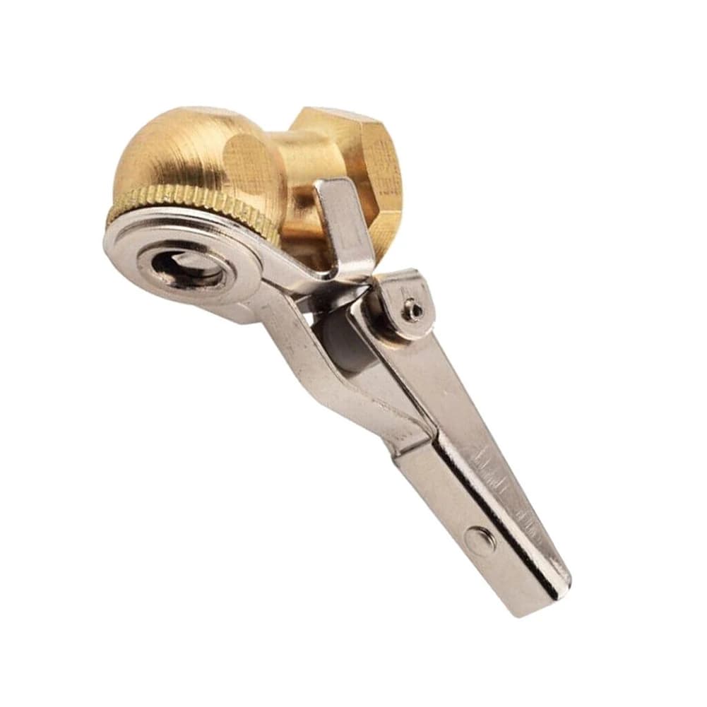 Migliora la tua esperienza di gonfiaggio pneumatici con questo connettore per valvola di gonfiaggio pneumatici con clip a barbetta da 14\\\" per auto.