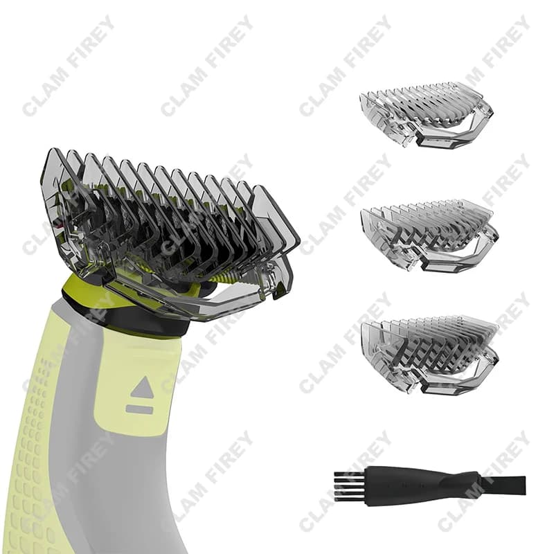 KVIFO Protezioni pettine guida a 3 dimensioni per una lama QP2520 QP2630 QP2724 QP2834 QP6510 QP6520 QP6531 Rasoio elettrico Barba Trimmer