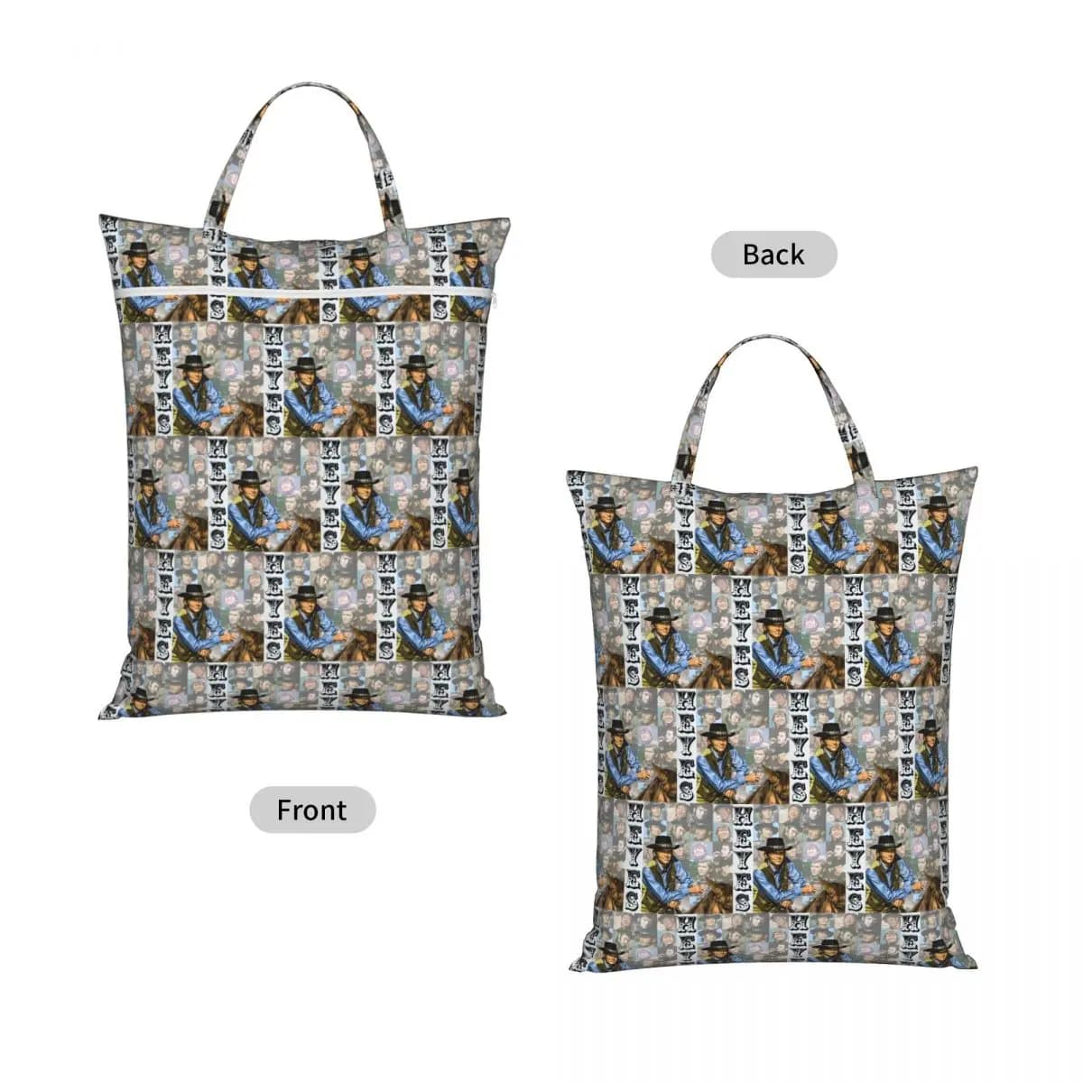 Notorious Hannibal Heyes Travel Laundry Bag Waterproof Reusable Dirty Clothes Pouch Gym Yoga Vacation Washing Basket