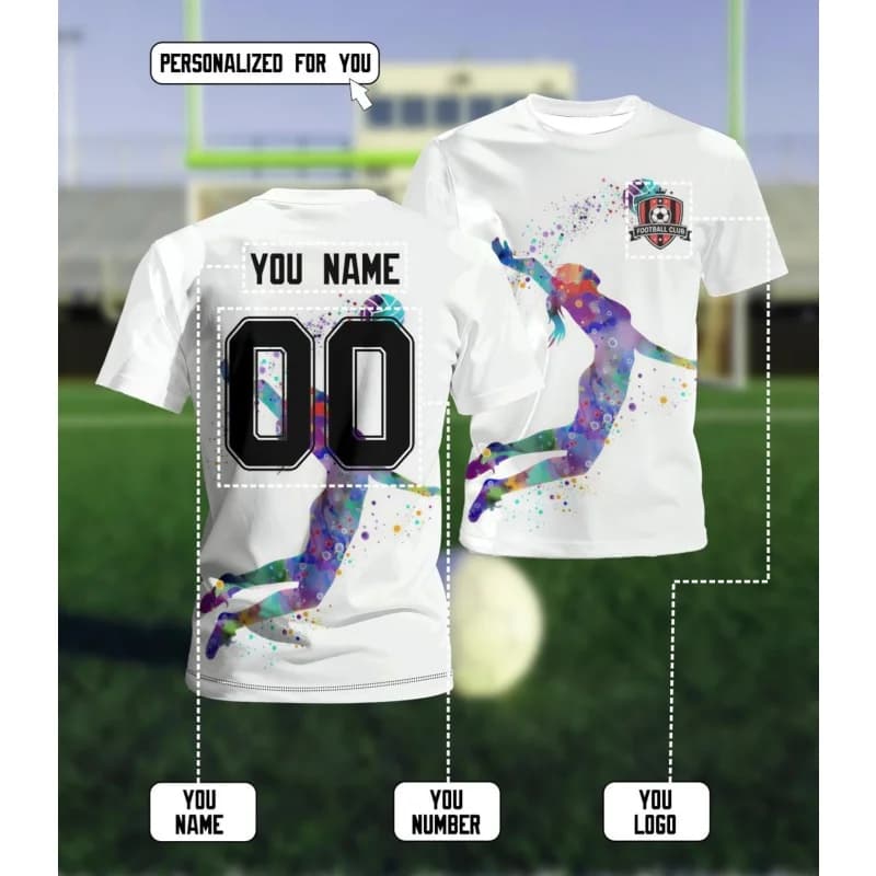 3D Printed Volleyball T-shirts for men, t-shirt with custom graphics, fashionable casual t-shirt with O neckline, sporty short sleeve tops.