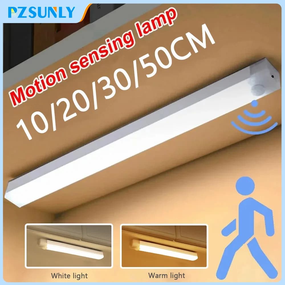 LED Night Light Wireless LED Night Light Type C Light Rechargeable Wardrobe Lamp Backlight Kitchen Scale
