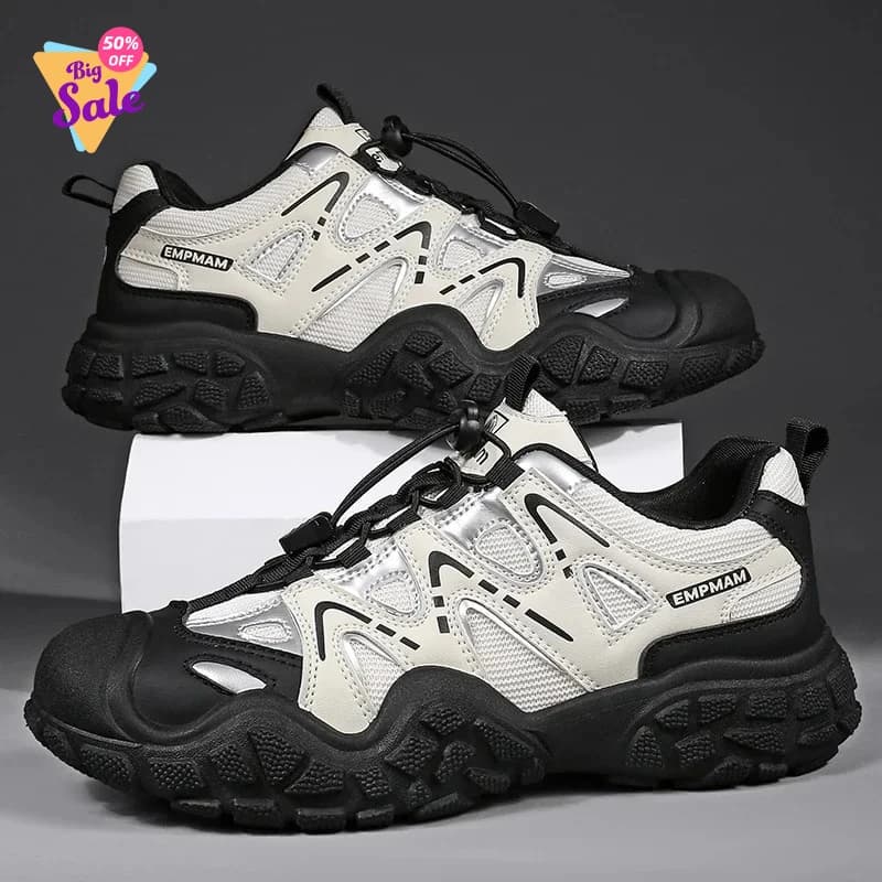 Men's trekking shoes 2026 breathable mesh climbing shoes, men's sneakers for outdoor activities, wear-resistant, sports shoes for couples
