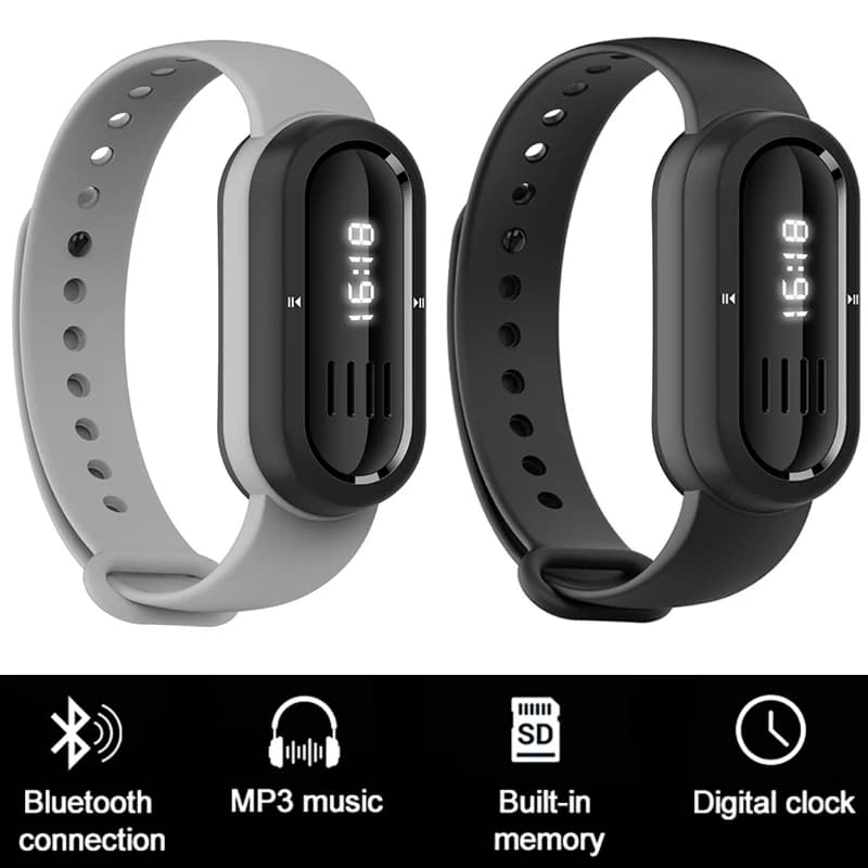 Braccialetti Intelligenti LED Digitali per il Sonno, 10 Giorni di Autonomia, Batteria da 200mAh, Audio Bluetooth con Rumore Bianco per Aiuto al Sonno