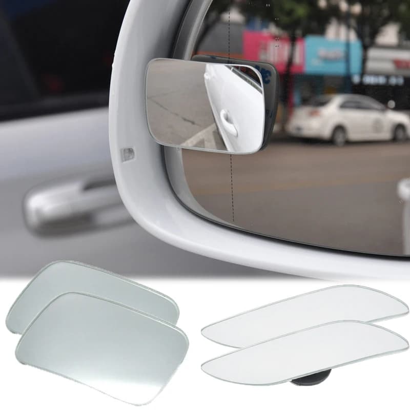 2Pcs specchietto retrovisore per Auto punto cieco Automobile 360 gradi regolabile grandangolare specchietto retrovisore accessori esterni per Auto