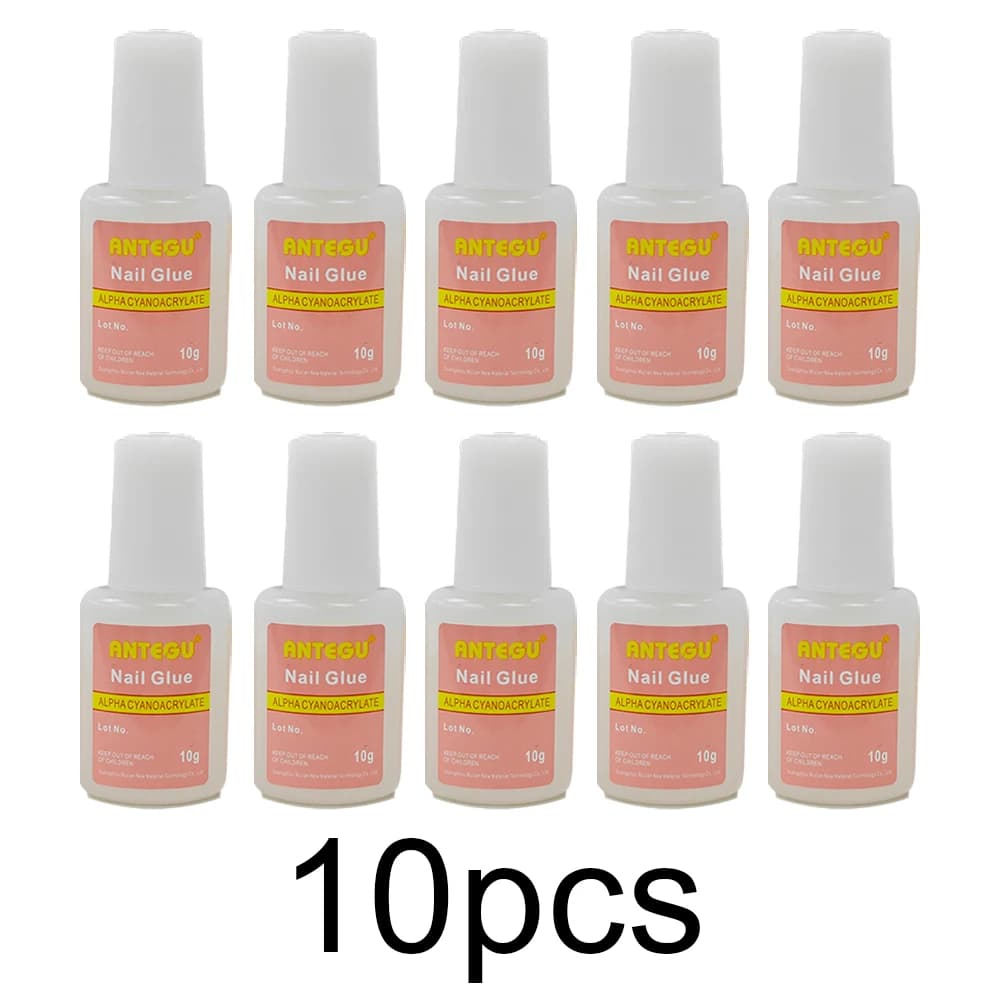 10/5 pezzi colla per unghie per unghie acriliche trasparente senza pulire adesivo strass gemme colla gel colla per unghie gel stampa sulle unghie per nail art
