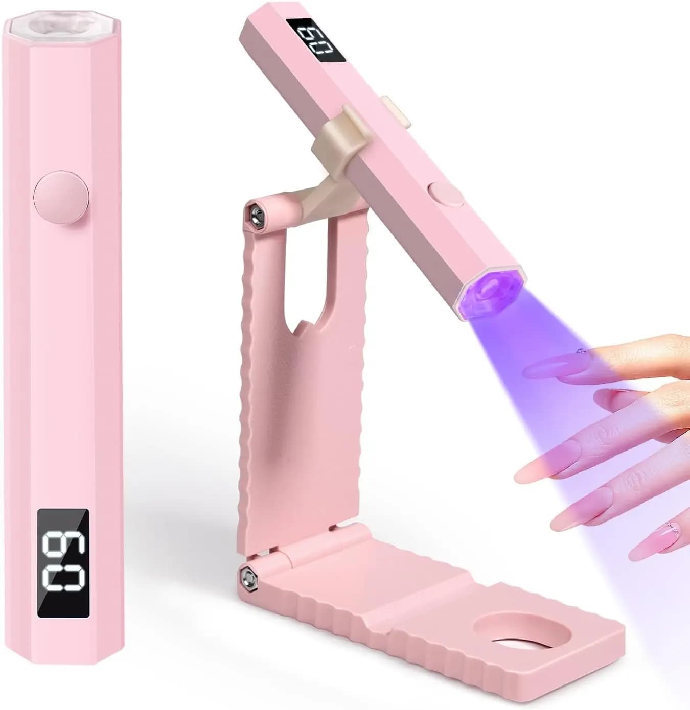 YIKOOLIN Portable nail drying machine USB Mini lamp for drying nails LED nail lamp UV to polymerize all nails in gel Nail lamp Home salon