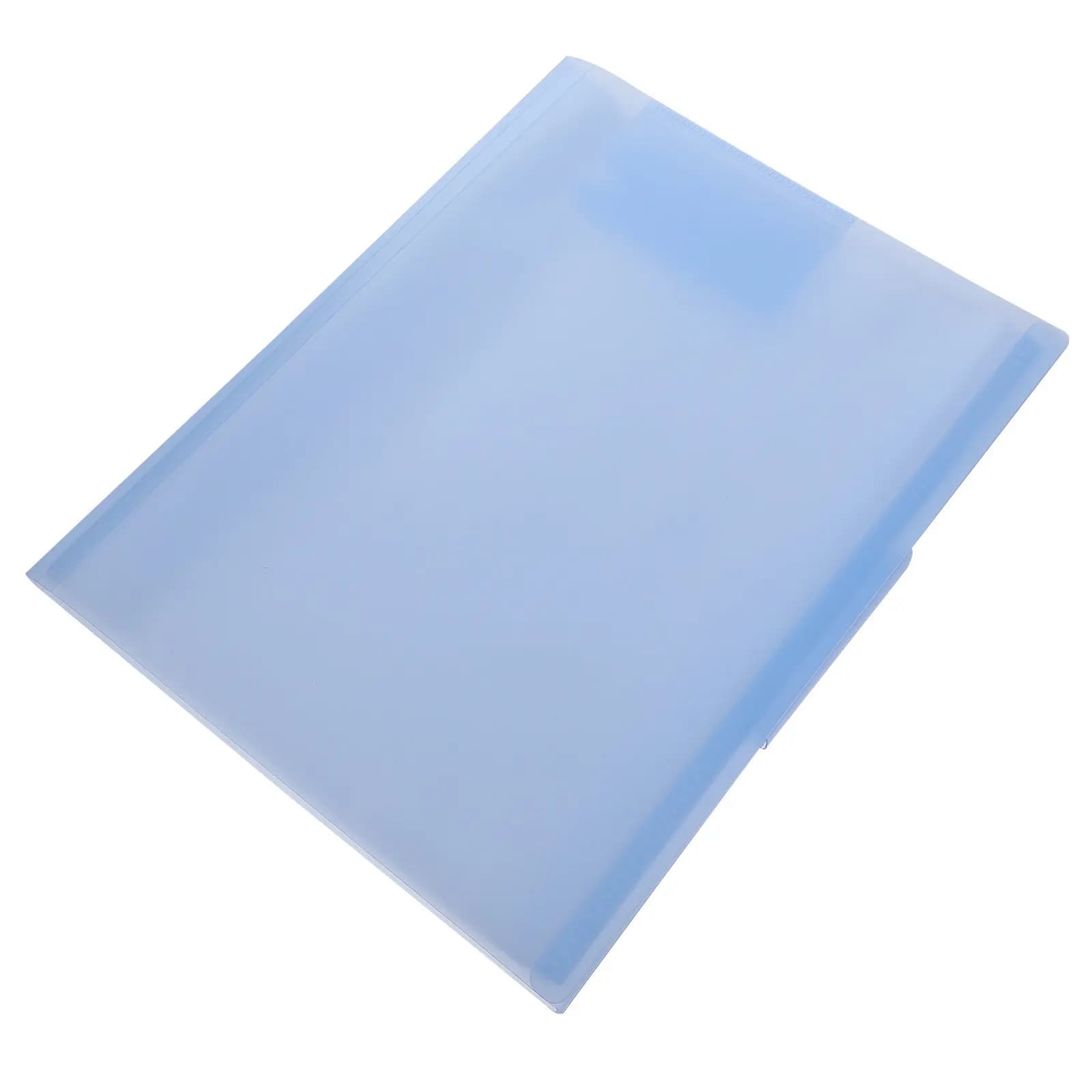1 Pezzo Semplice ed Elegante Portadocumenti A3 con 40 Tasche, Organizzatore Impermeabile in Plastica per Studenti, Impiegati e Insegnanti