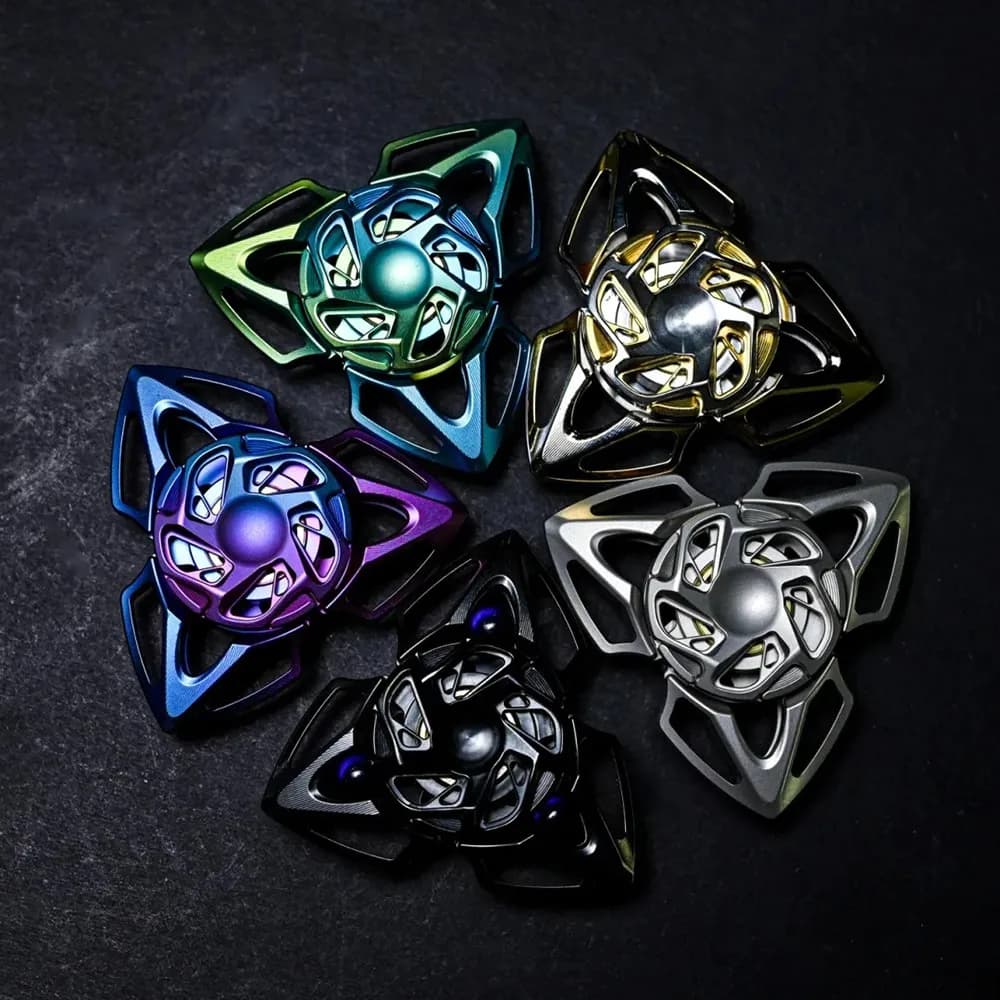 YANEDC Hun Air Fidget Spinner, Giocattoli Antistress per Adulti, Spinner da Scrivania per Ufficio, Gadget per Alleviare l'Ansia, Design Originale