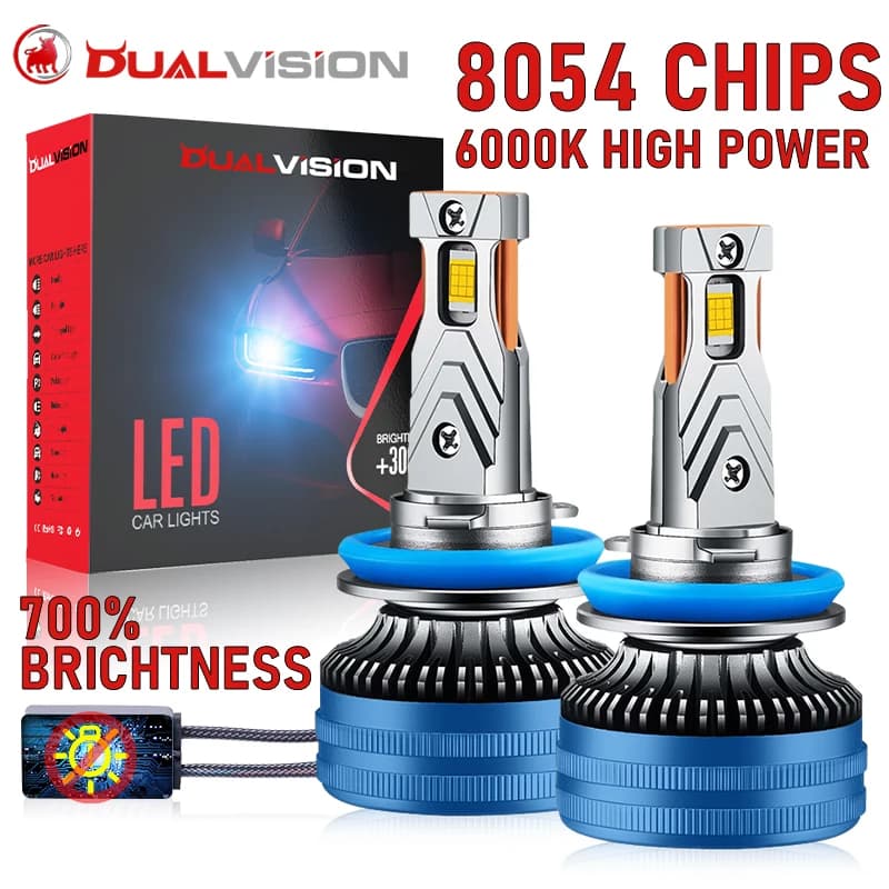 K5C H7 LED Faro Canbus Decoder H4 H11 H3 H11 H8 H9 H1 HB3 9005 HB4 9006 9012 HIR2 Auto Luce 8054 CSP Fascio Alto Basso Lampada Della Nebbia