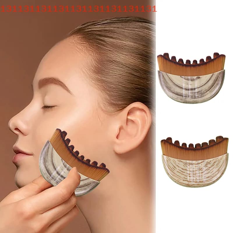 Face Brush for Portable Lymphatic Outline Multifunctional Mesh Reduces swelling Lymphatic draining Brushes for face-to-face tool