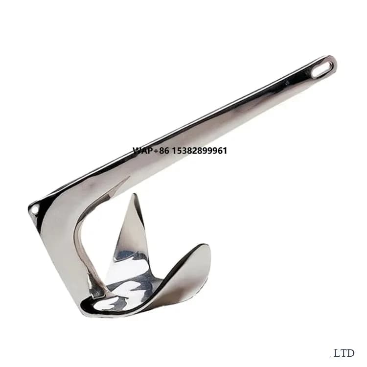 Accessori Nautici Ancora Bruce in Acciaio Inox 316 da 60KG 70KG 80KG per Imbarcazioni