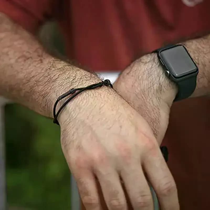 Braccialetto di Emergenza con Rompivetro per Auto, Cinturino da Polso con Sfera in Tungsteno, Strumento di Salvataggio per Veicoli, per Uomini e Donne