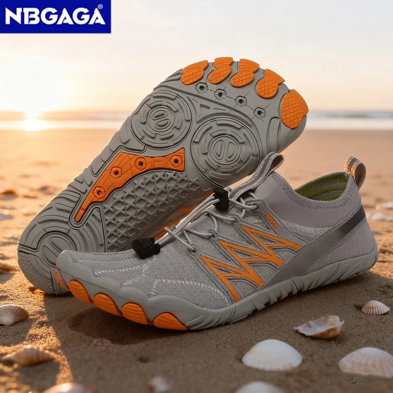 Scarpe per sport acquatici da uomo Scarpe a cinque dita antiscivolo ad asciugatura rapida Scarpe da nuoto per esterni Scarpe da acqua a piedi nudi Scarpe da ginnastica leggere