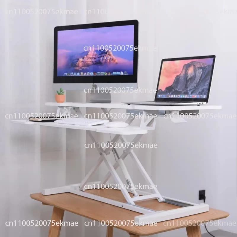 The highest quality office folding height adjustable standing desk desktop ergonomic sitting workstation desk laptop